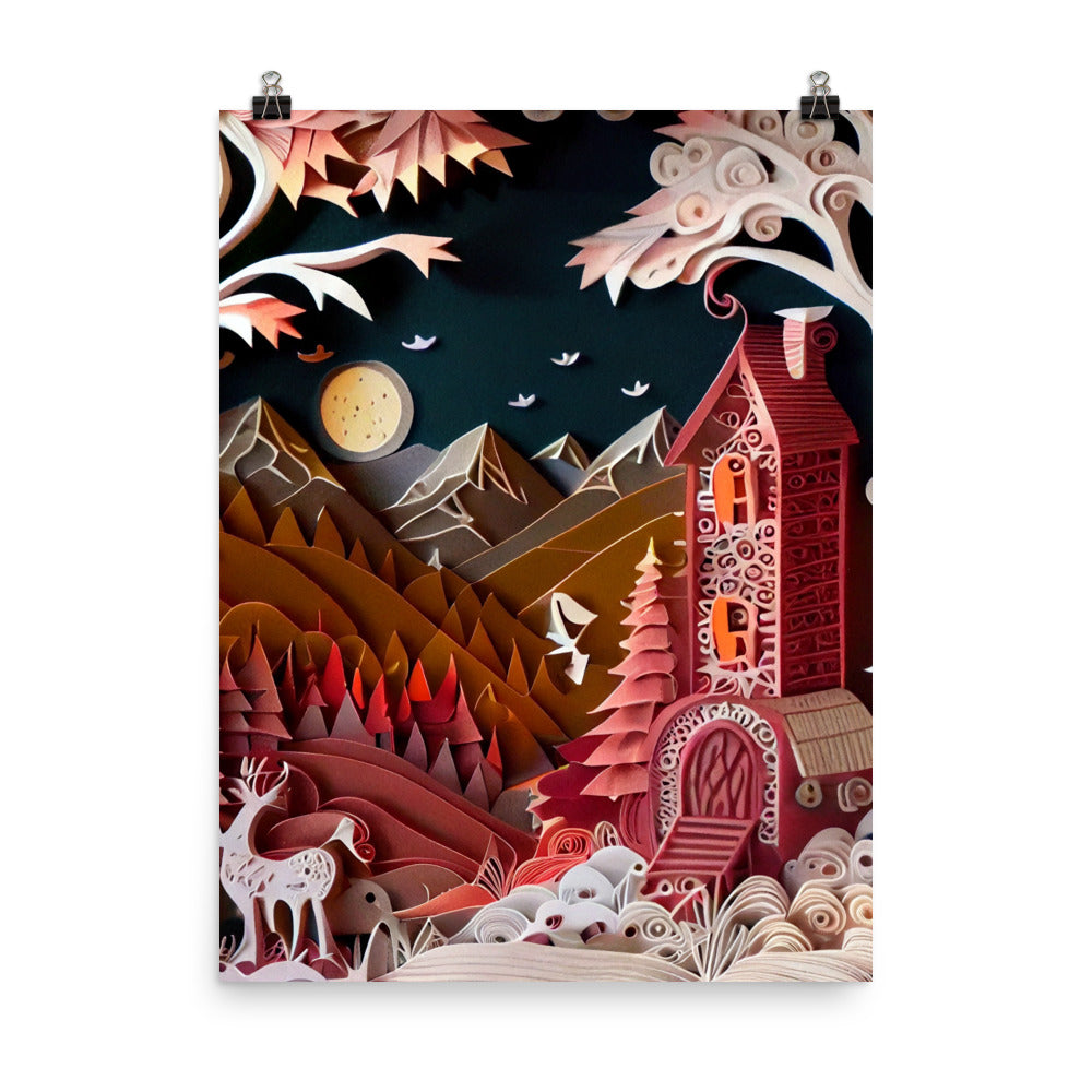Enhanced Matte Paper Poster - Paper Art