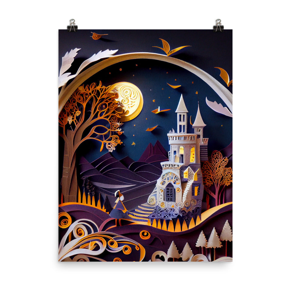 Enhanced Matte Paper Poster - Paper Art