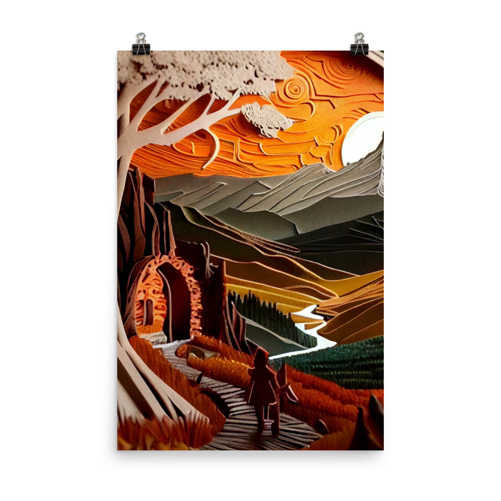 Enhanced Matte Paper Poster - Fantasy Paper Art