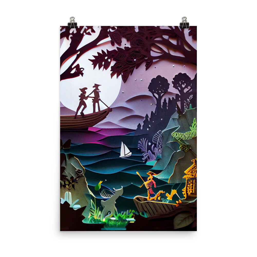 Enhanced Matte Paper Poster - Neverland Paper Art