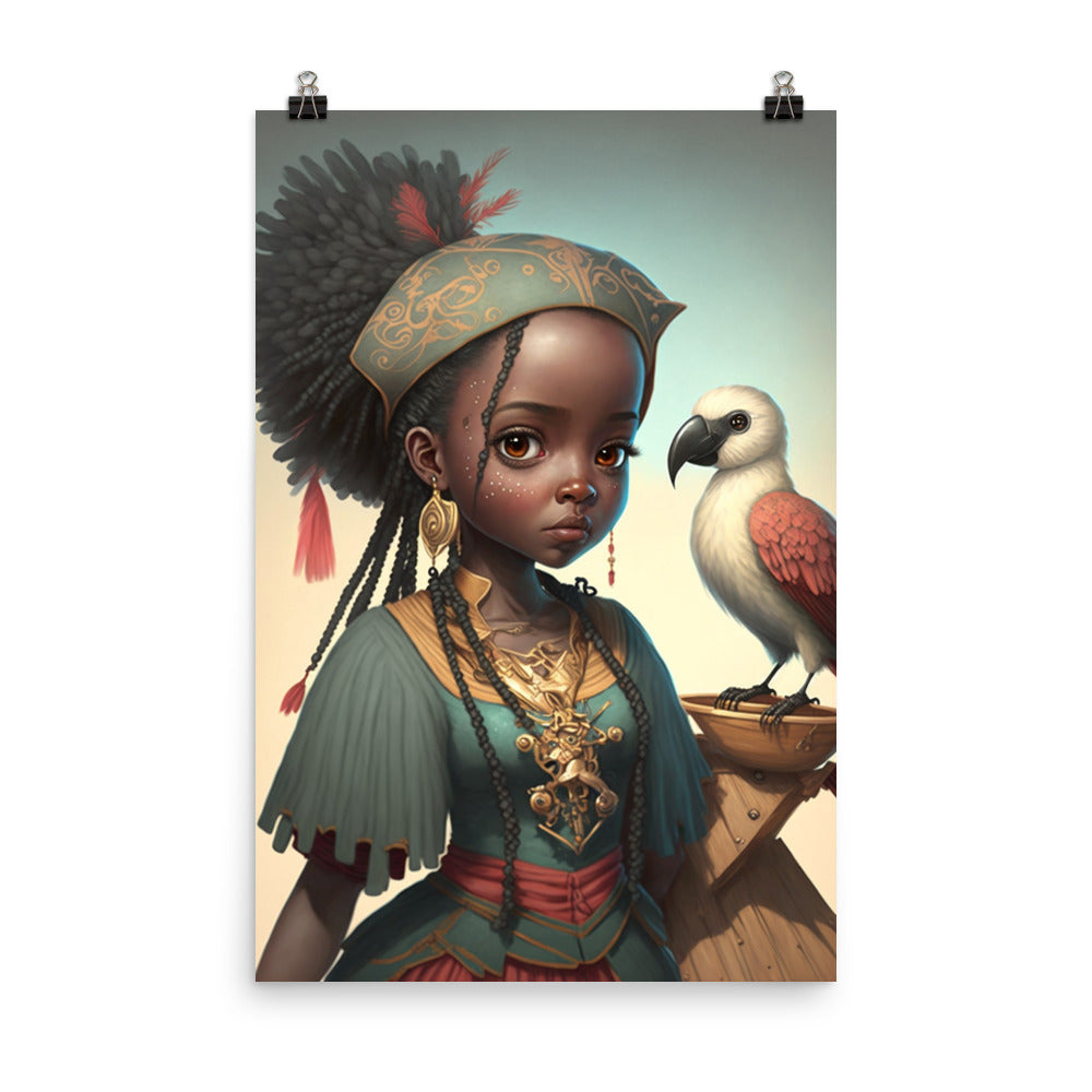 Enhanced Matte Paper Poster - Pirate Girl