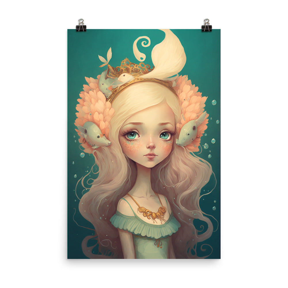 Enhanced Matte Paper Poster - Mermaid