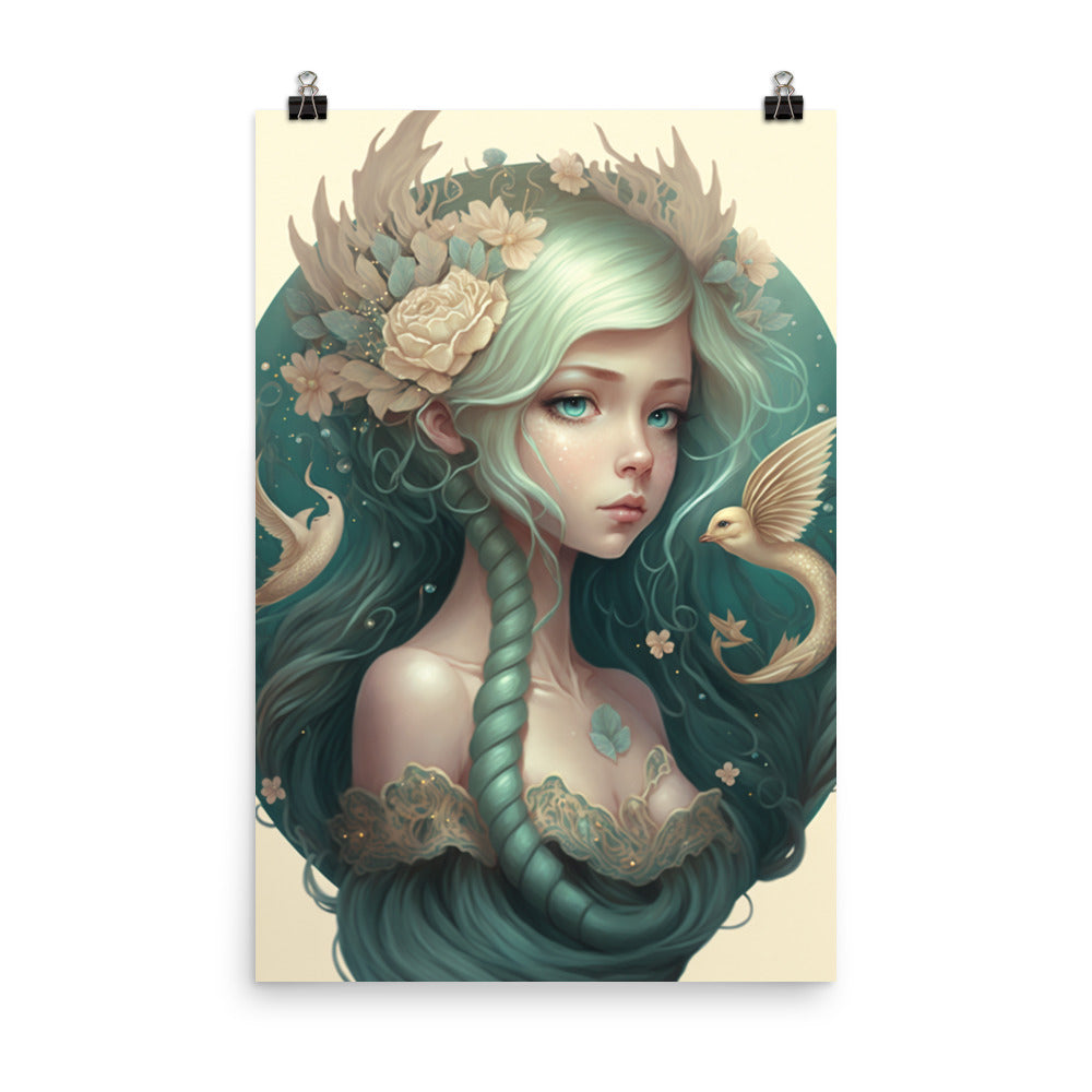 Enhanced Matte Paper Poster - Mermaid