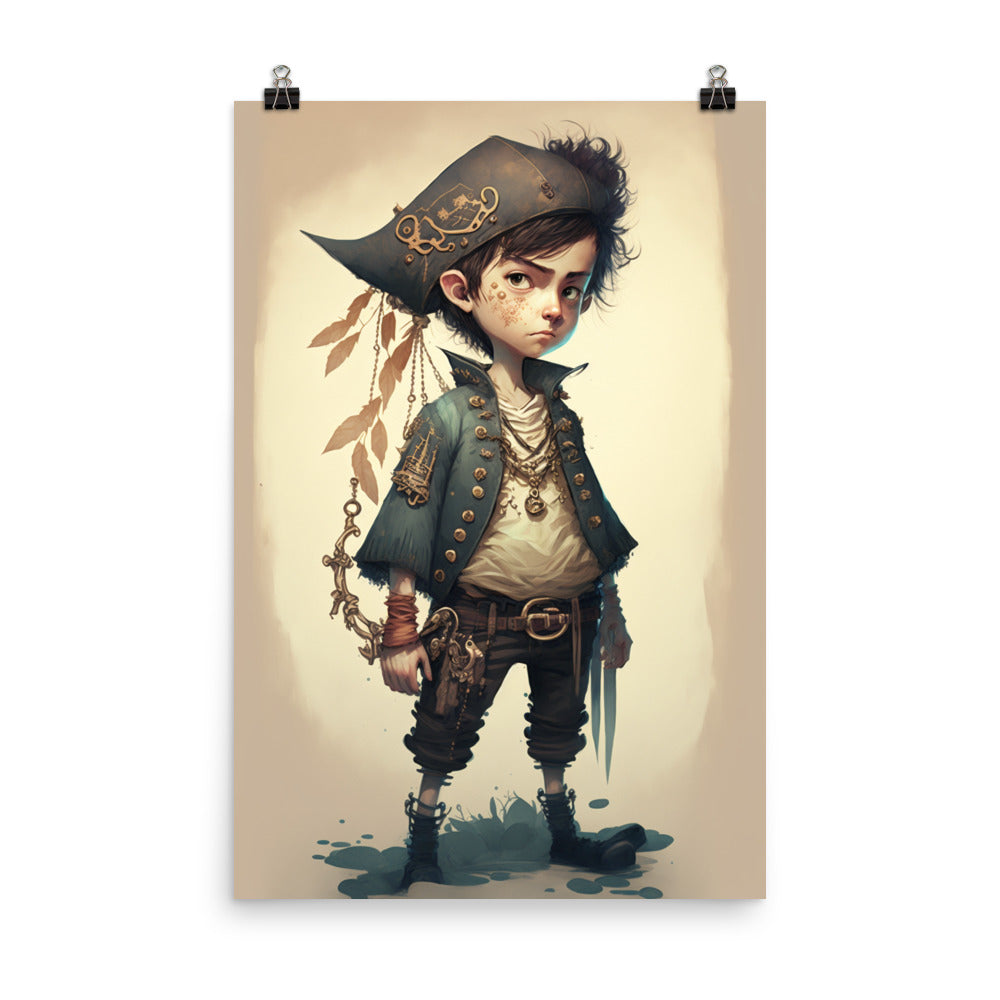 Enhanced Matte Paper Poster - Pirate Boy