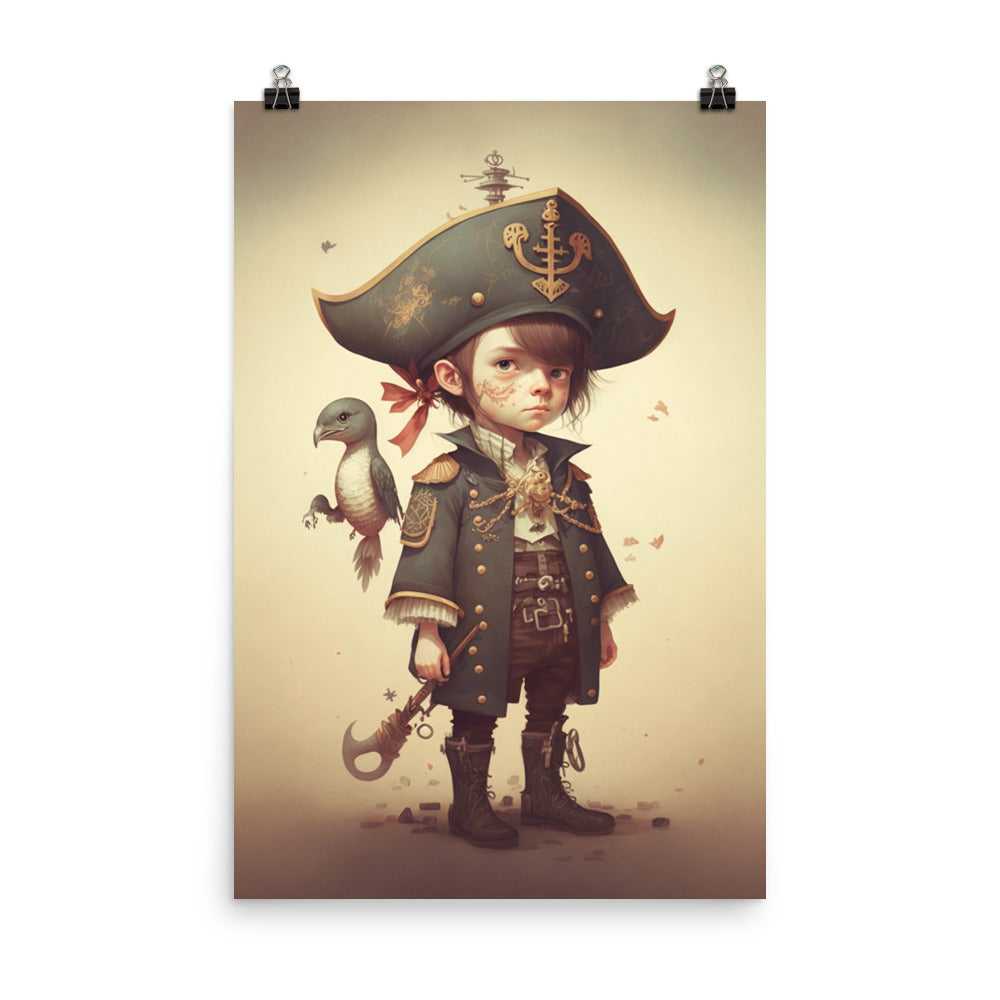 Enhanced Matte Paper Poster - Pirate Boy