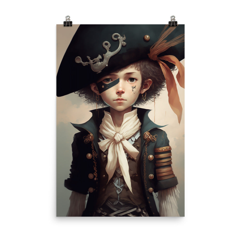 Enhanced Matte Paper Poster - Pirate Boy