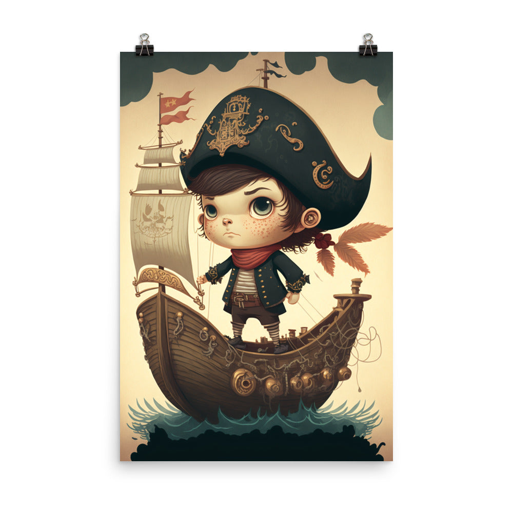 Enhanced Matte Paper Poster - Pirate Boy