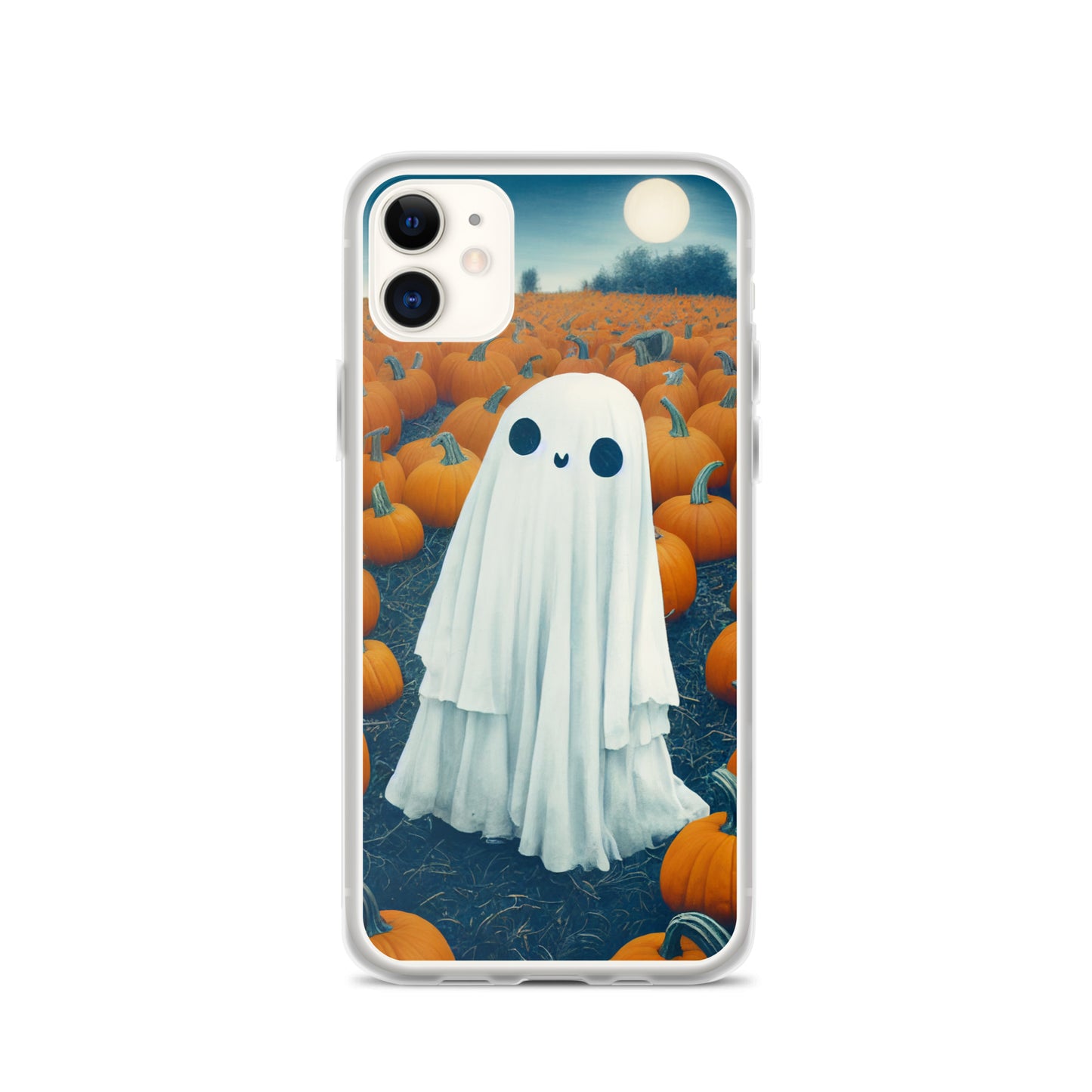 iPhone Case - Halloween Ghost in the Pumpkin Patch