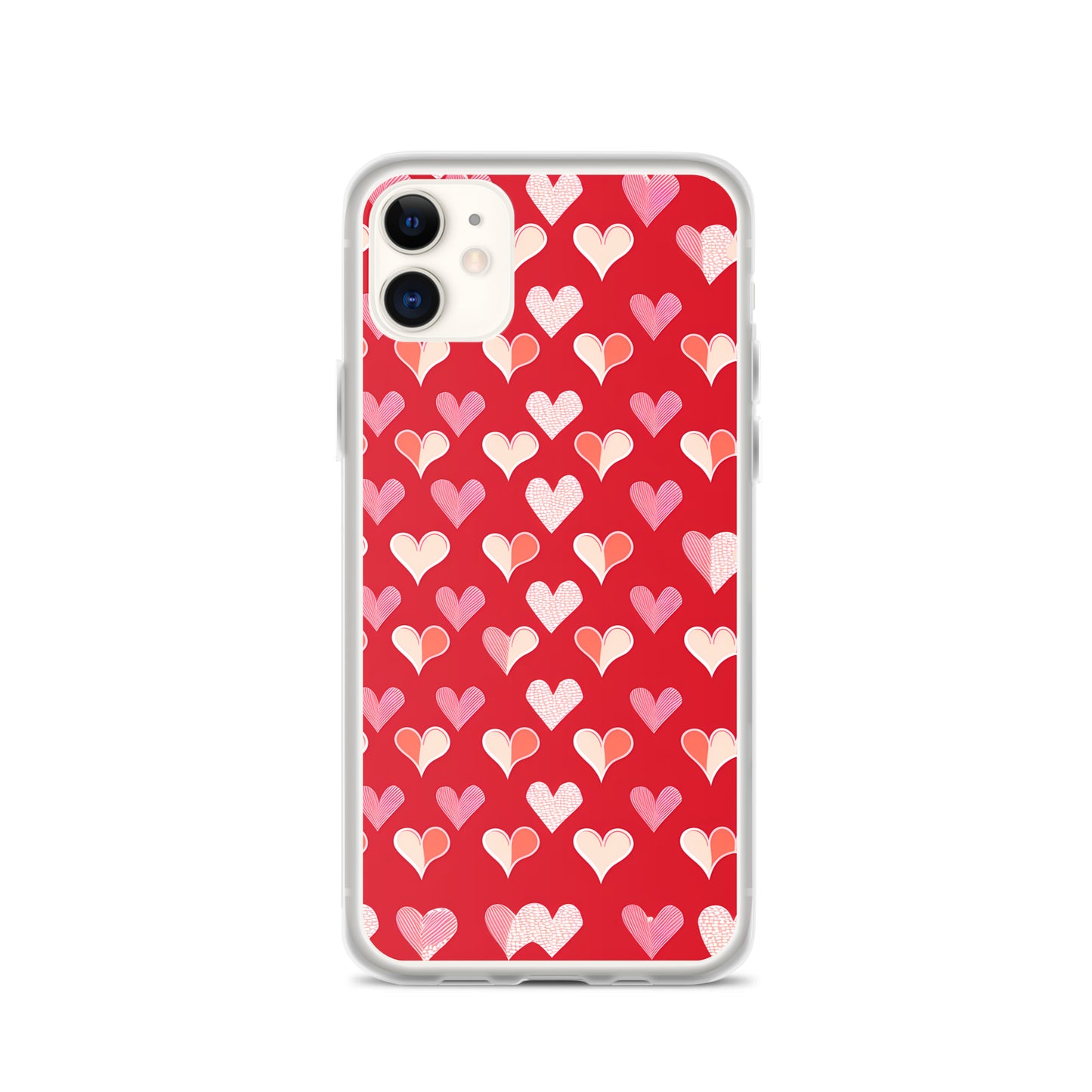 iPhone Case - Red and Pink Hearts