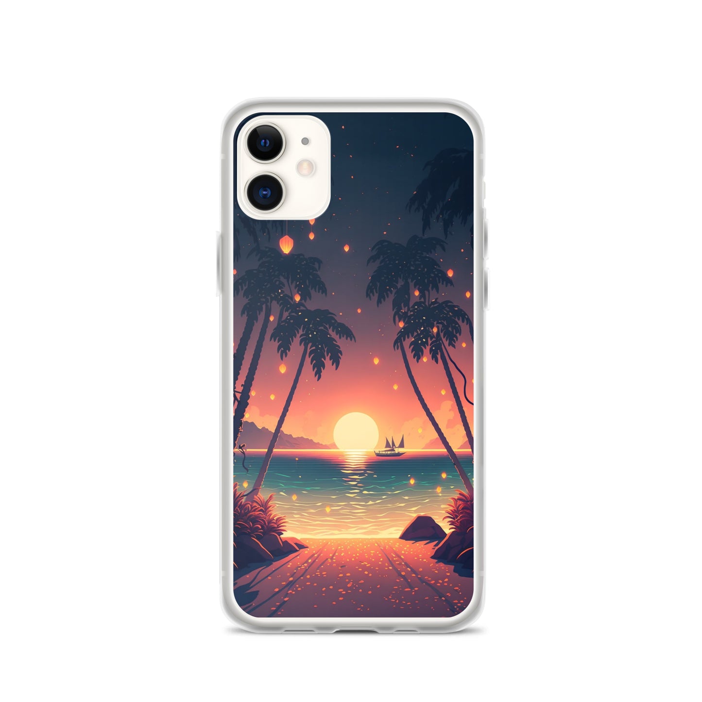 iPhone Case - Dancing Lights at Sunset