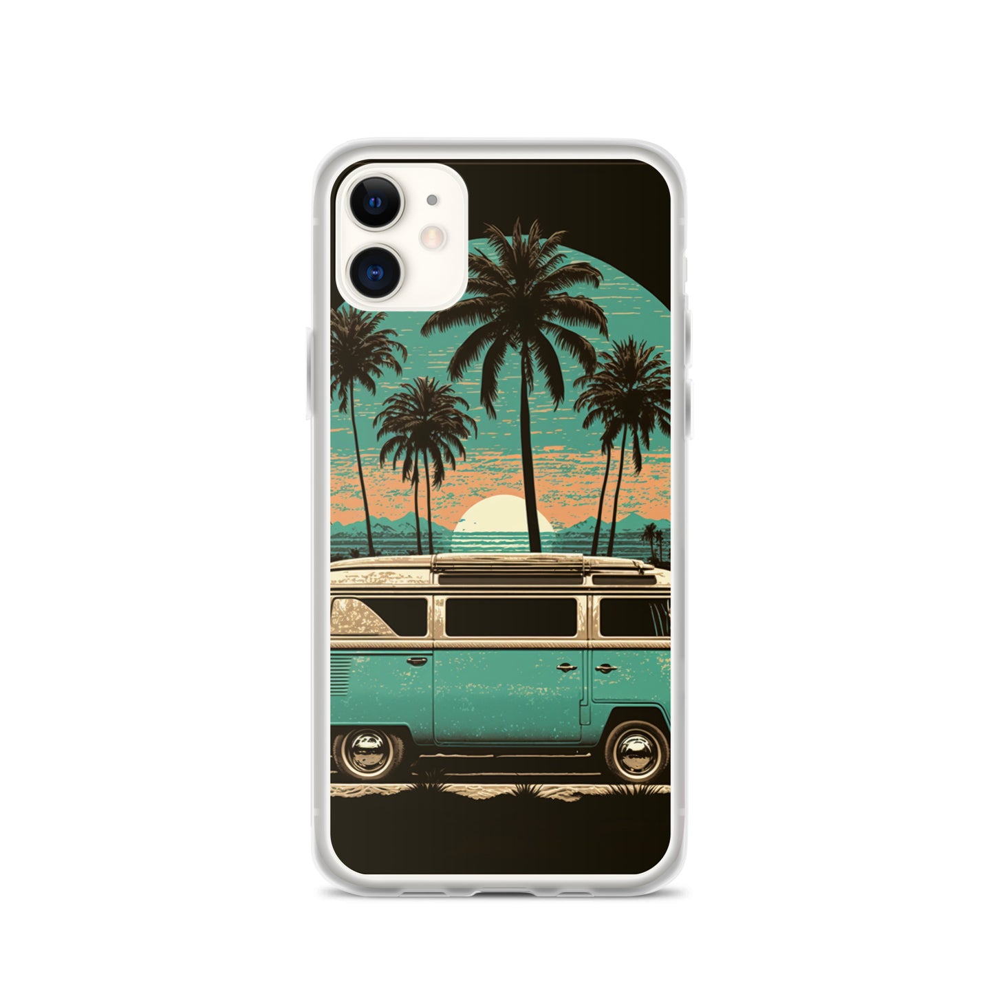 iPhone Case - Teal Beach Camper