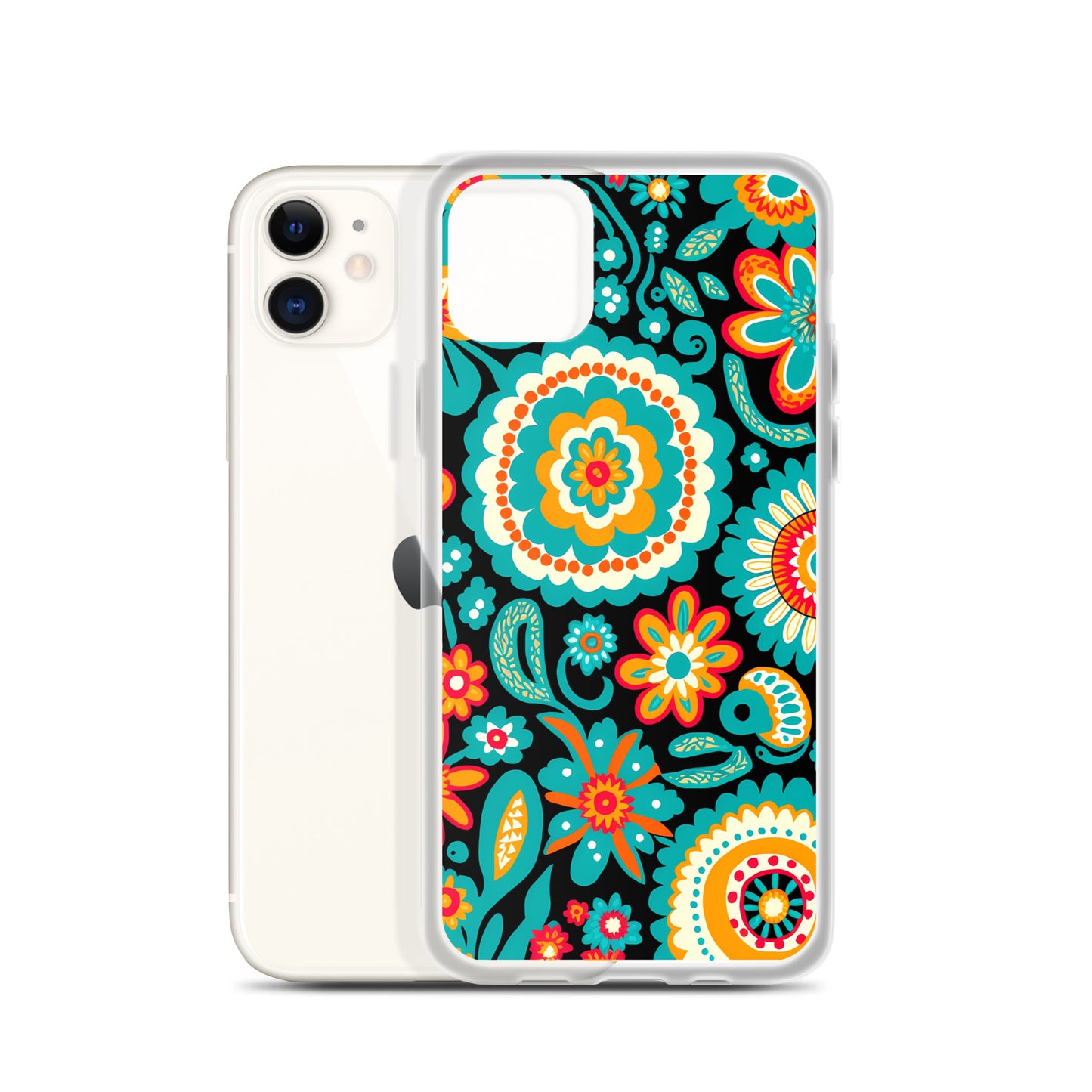 iPhone Case - Turquoise Floral