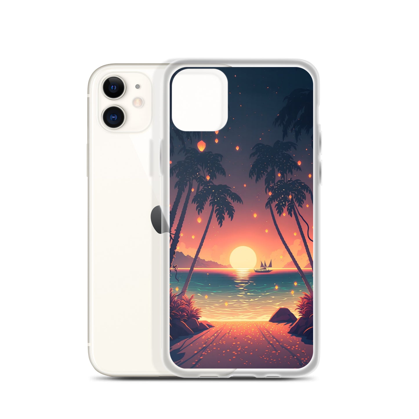 iPhone Case - Dancing Lights at Sunset