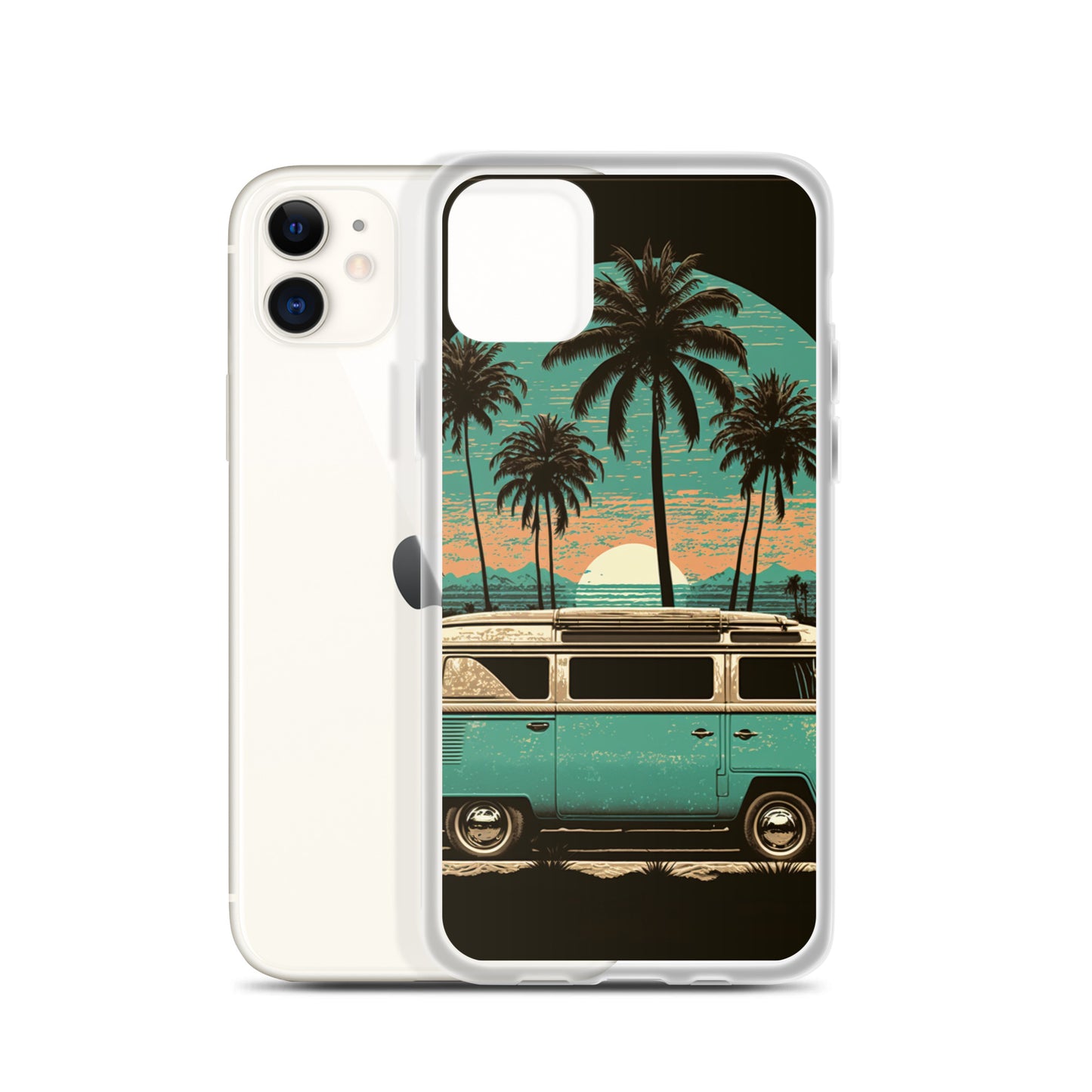 iPhone Case - Teal Beach Camper