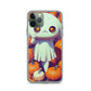 iPhone Case - Halloween Ghost Girl in the Pumpkin Patch