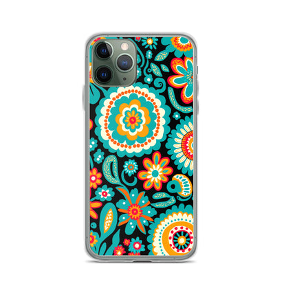 iPhone Case - Turquoise Floral