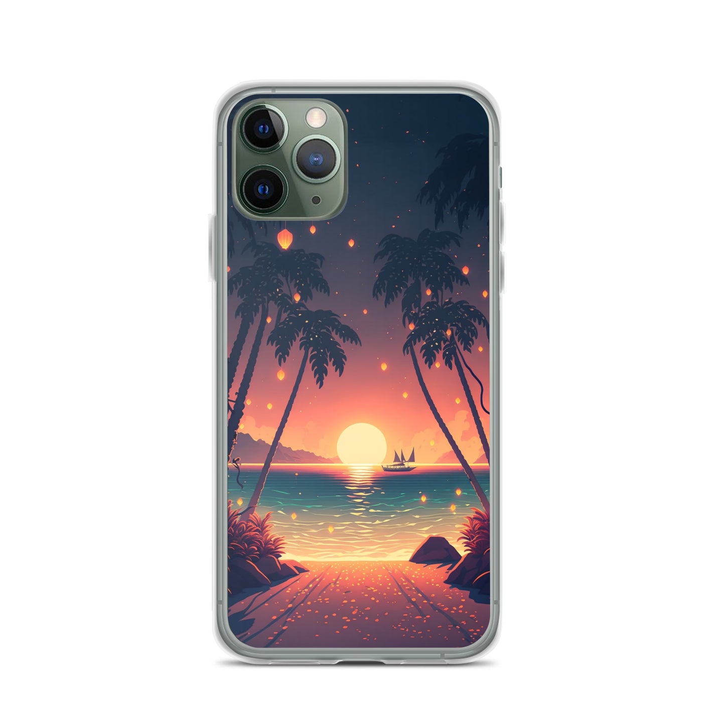 iPhone Case - Dancing Lights at Sunset