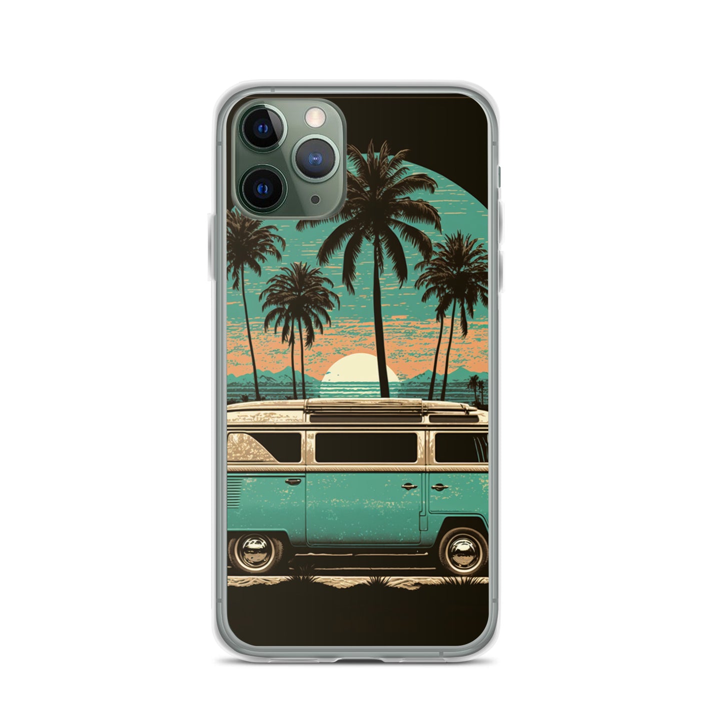 iPhone Case - Teal Beach Camper