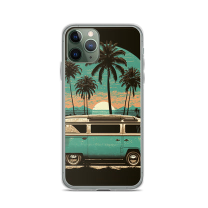 iPhone Case - Teal Beach Camper