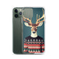 iPhone Case - Deer Wearing Christmas Sweater