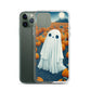 iPhone Case - Halloween Ghost in the Pumpkin Patch