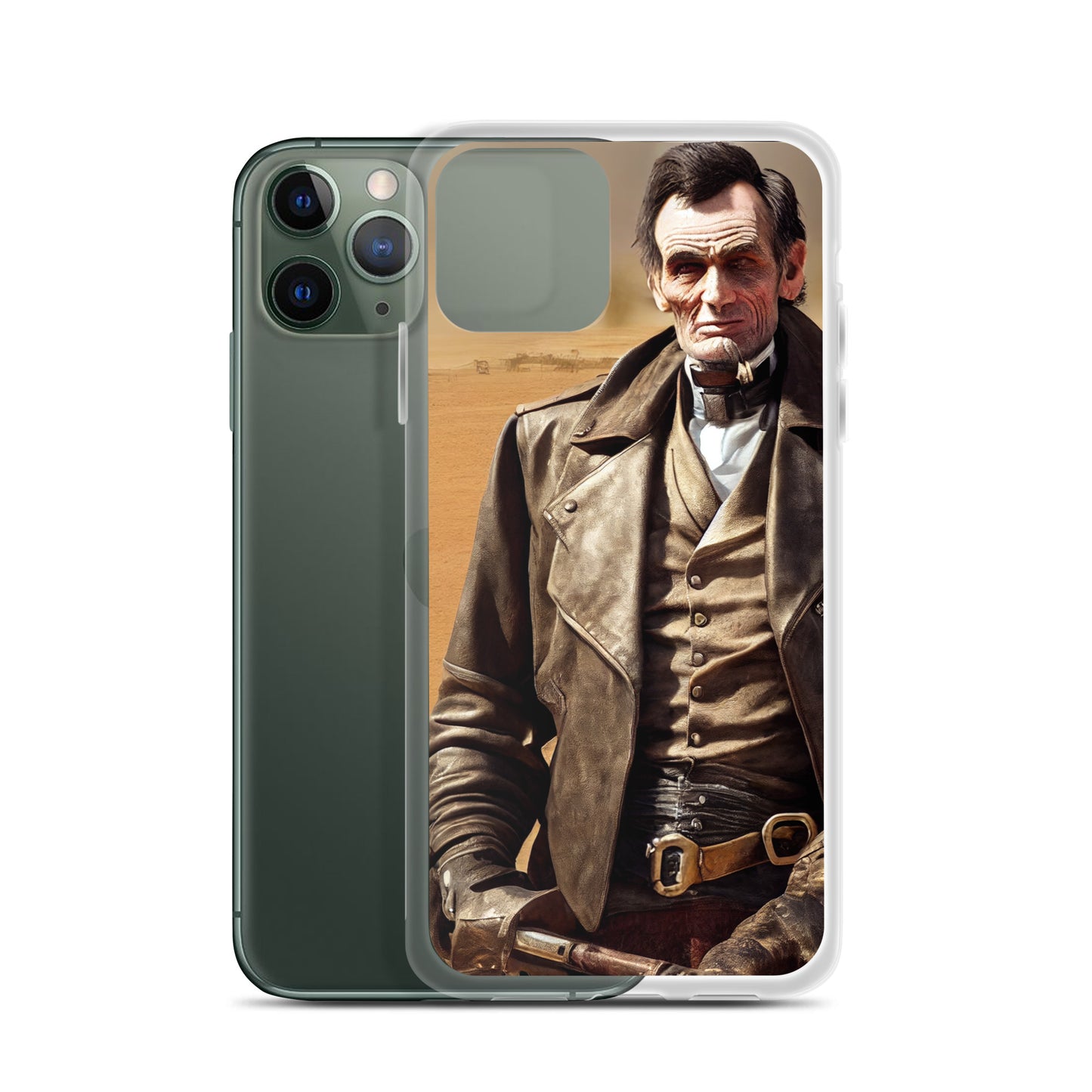 iPhone Case - Abe Lincoln Desert Gunslinger