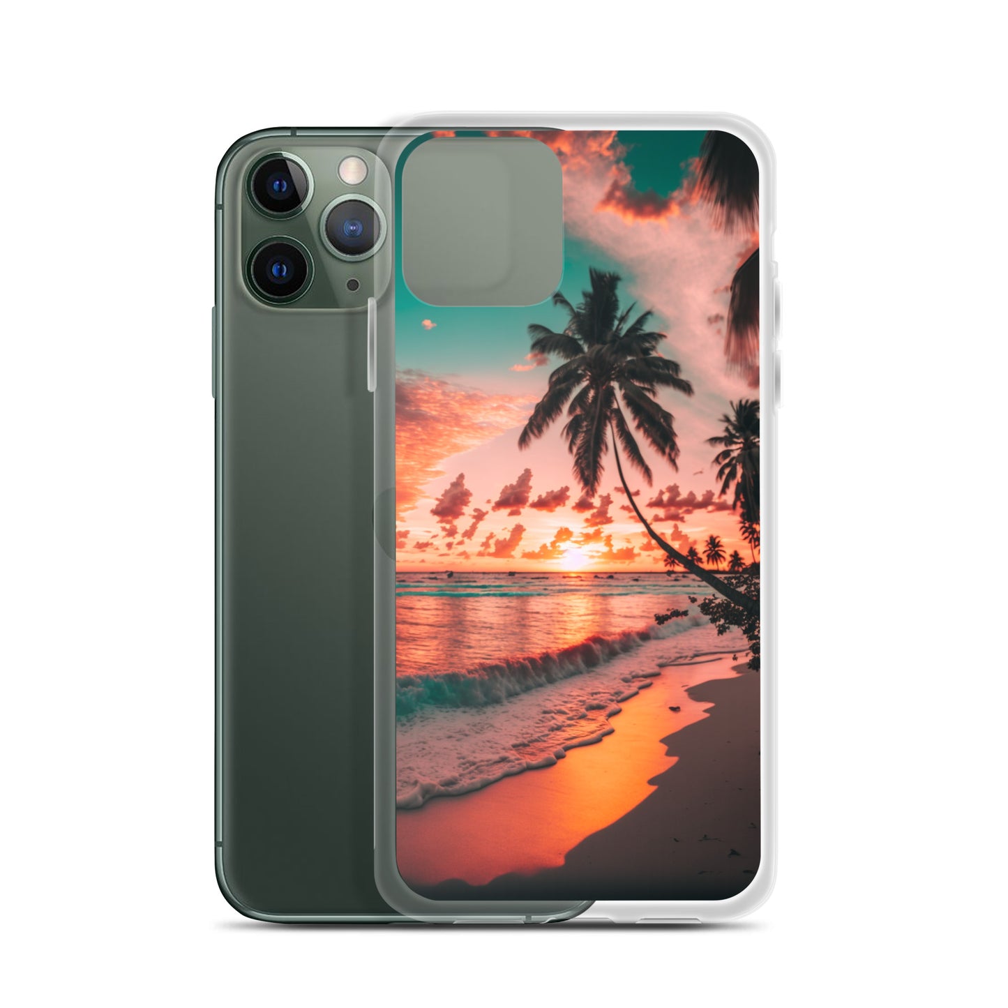 iPhone Case - Beach Life - Palm Tree at Sunset