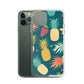 iPhone Case - Pineaples on Aqua