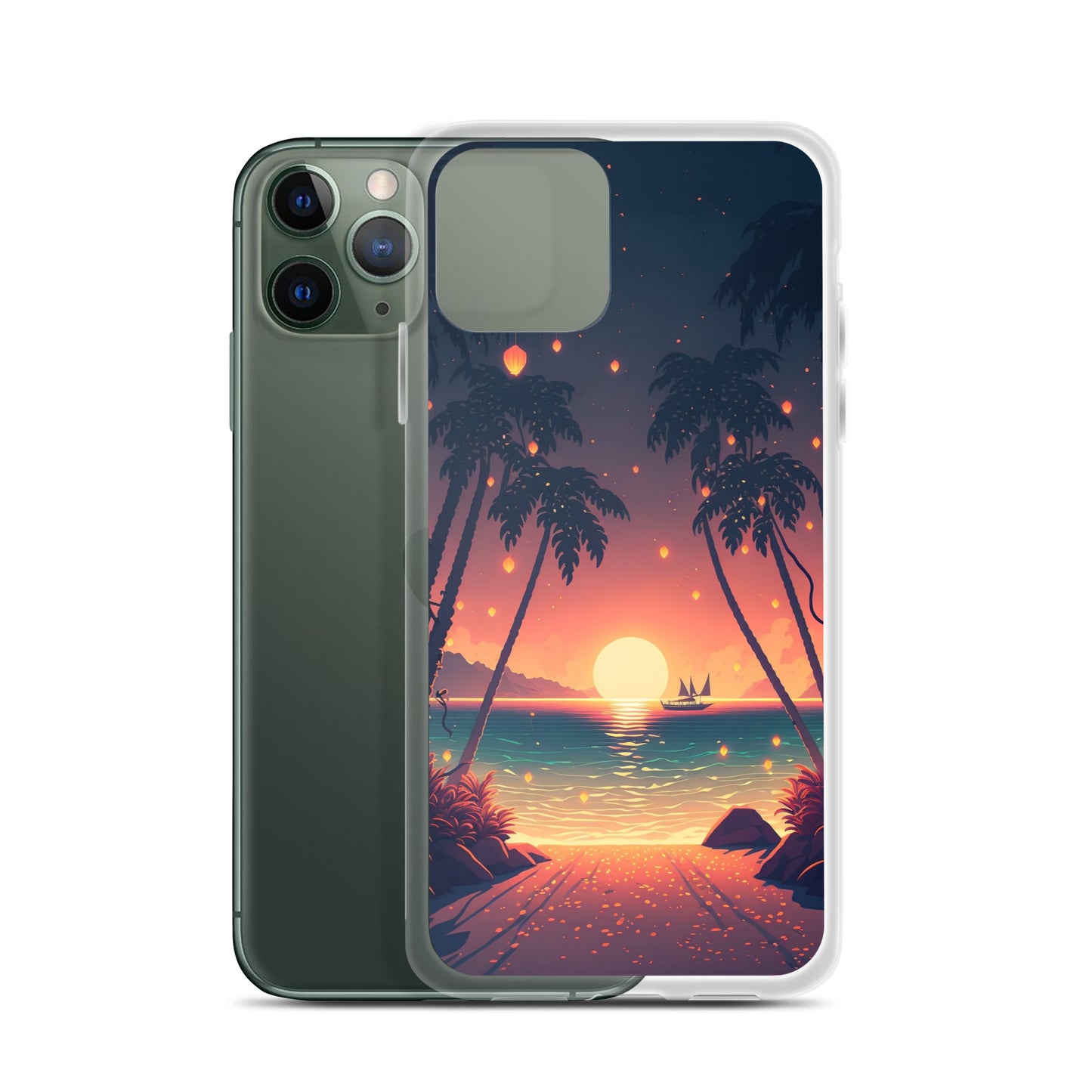 iPhone Case - Dancing Lights at Sunset