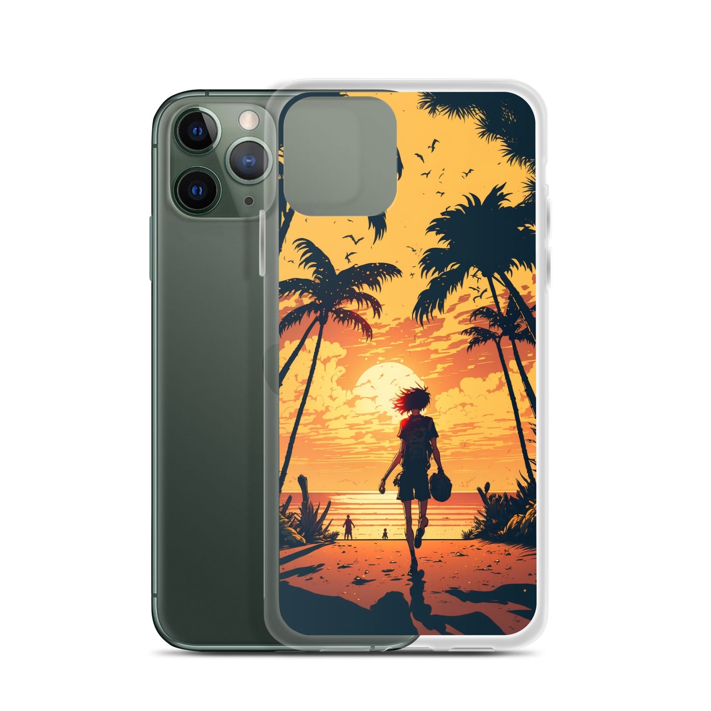 iPhone Case - Sunset Beachgoer