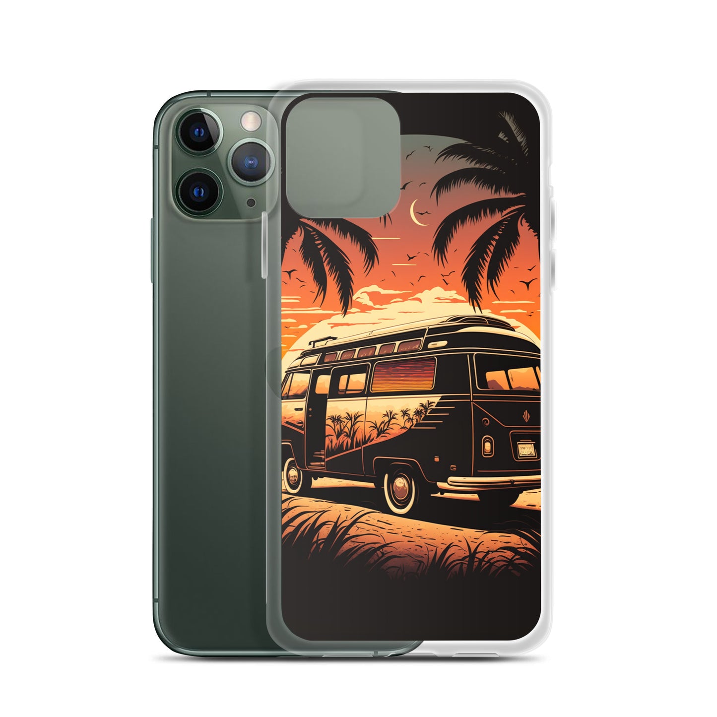 iPhone Case - Sunset Beach Camper