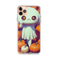 iPhone Case - Halloween Ghost Girl in the Pumpkin Patch