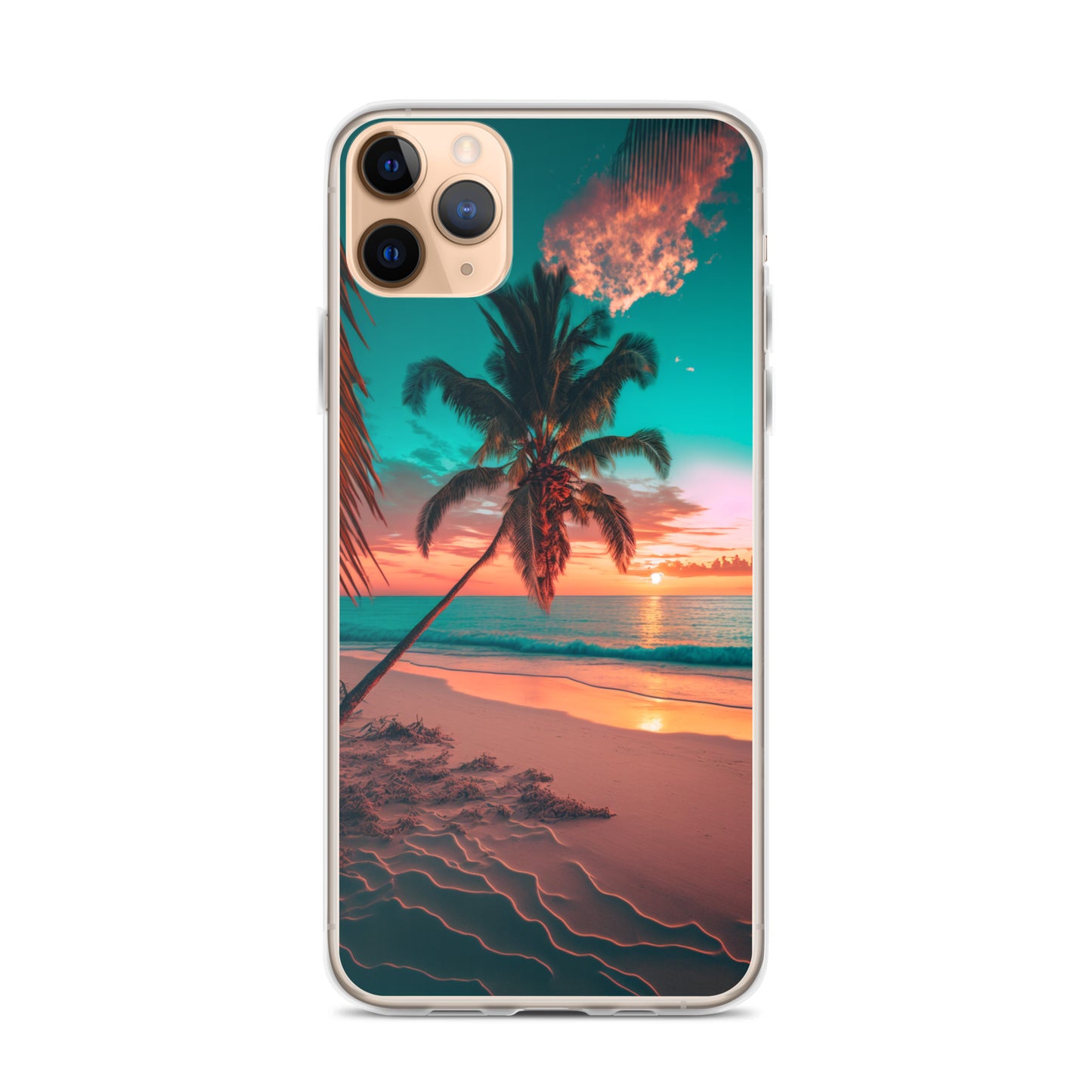 iPhone Case - Beach Life - Palm Tree at Sunset