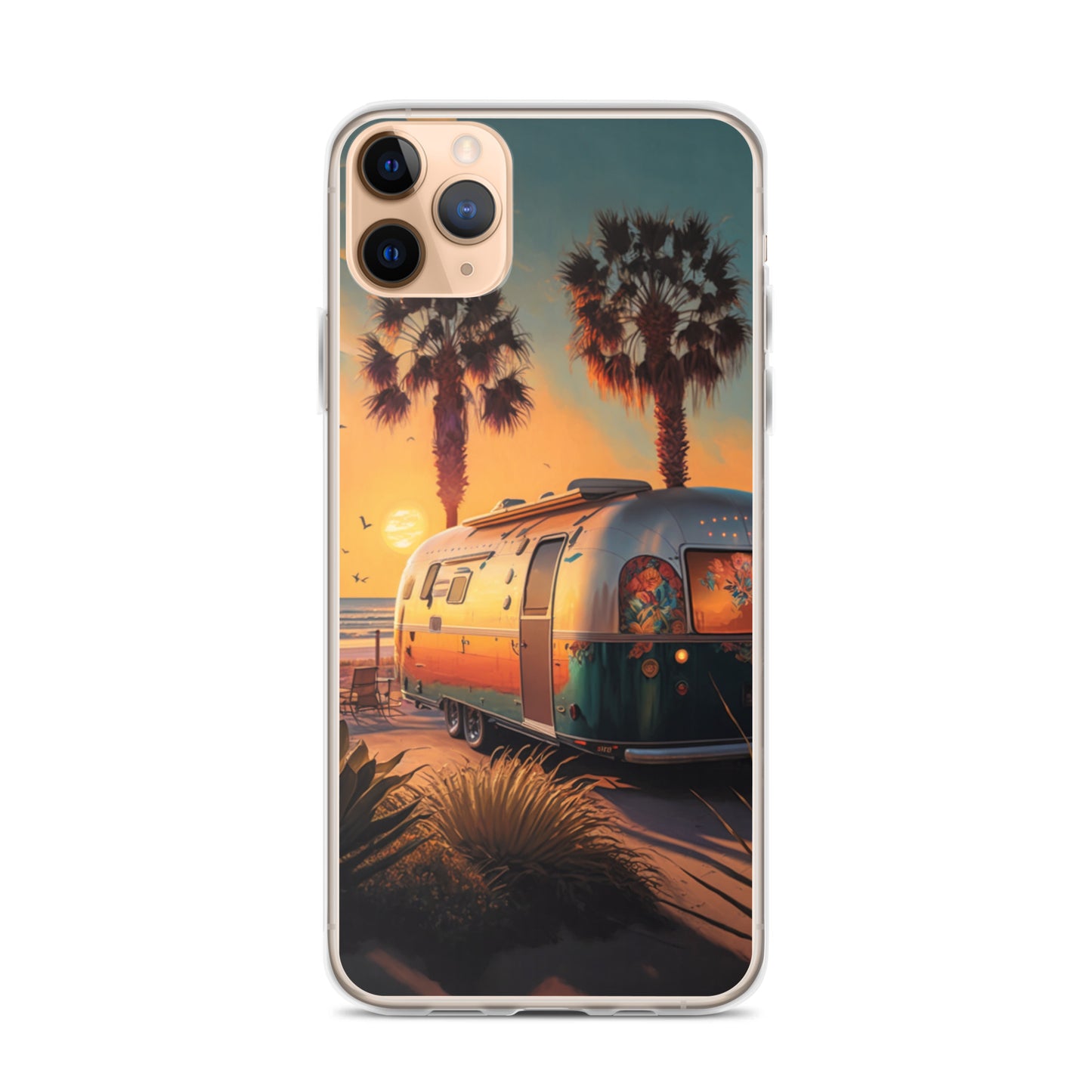 iPhone Case - Sunset Beach Camper