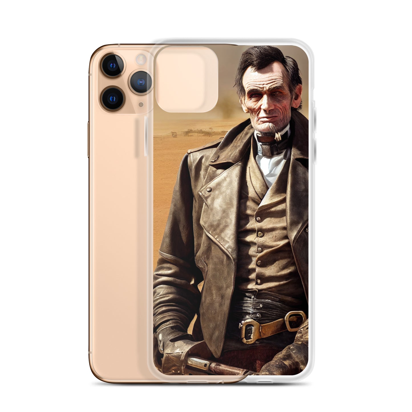 iPhone Case - Abe Lincoln Desert Gunslinger