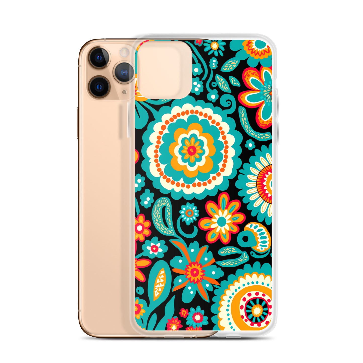 iPhone Case - Turquoise Floral