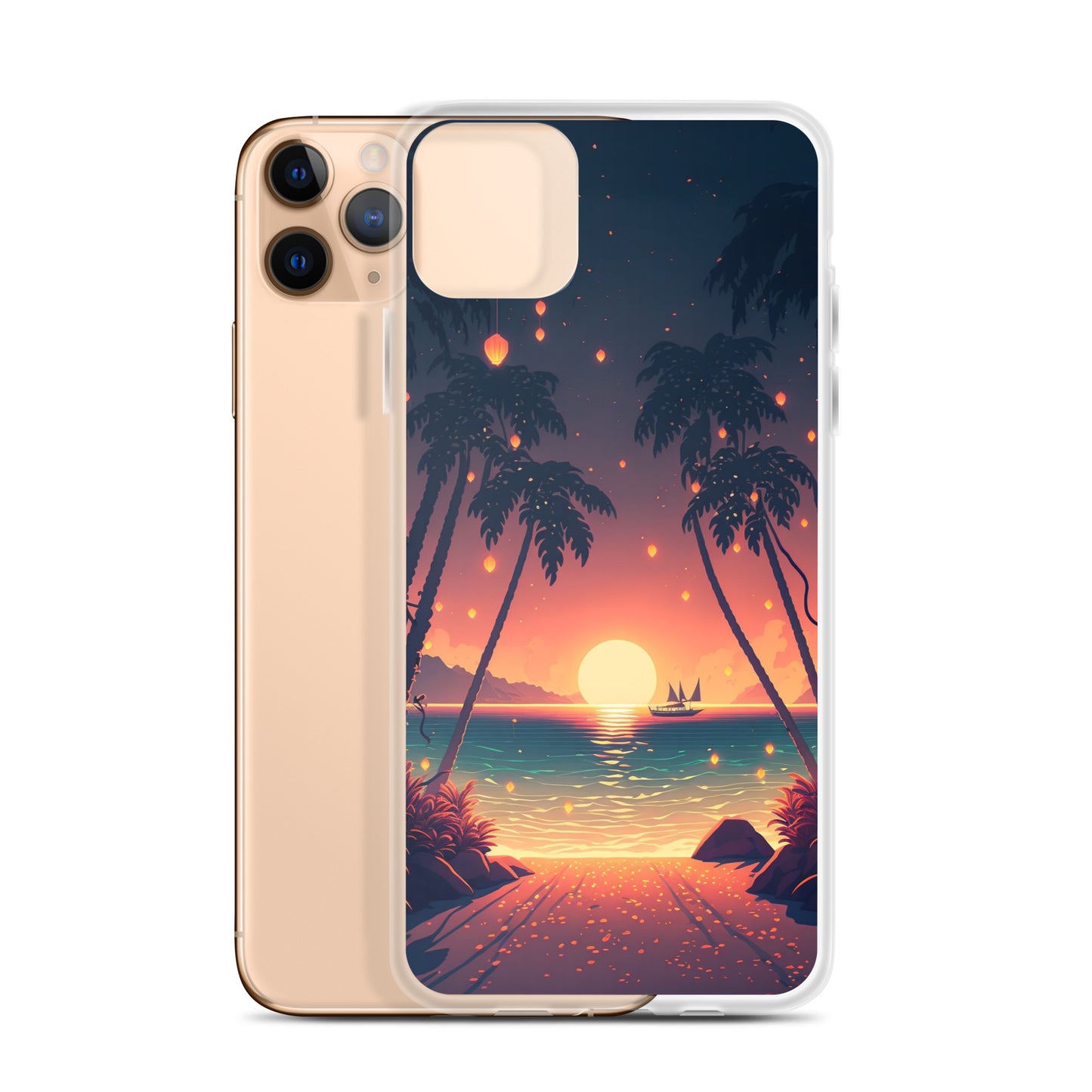 iPhone Case - Dancing Lights at Sunset