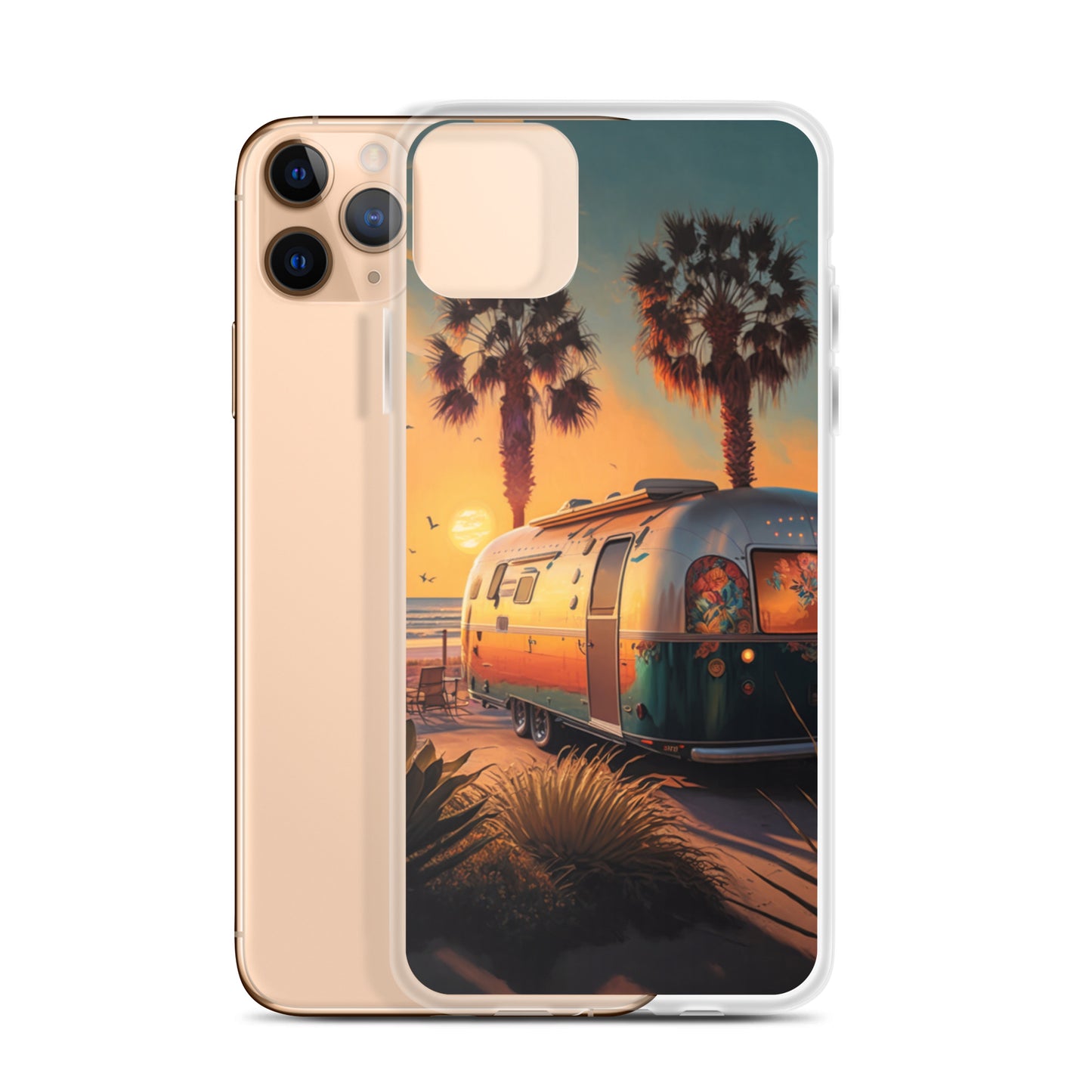 iPhone Case - Sunset Beach Camper