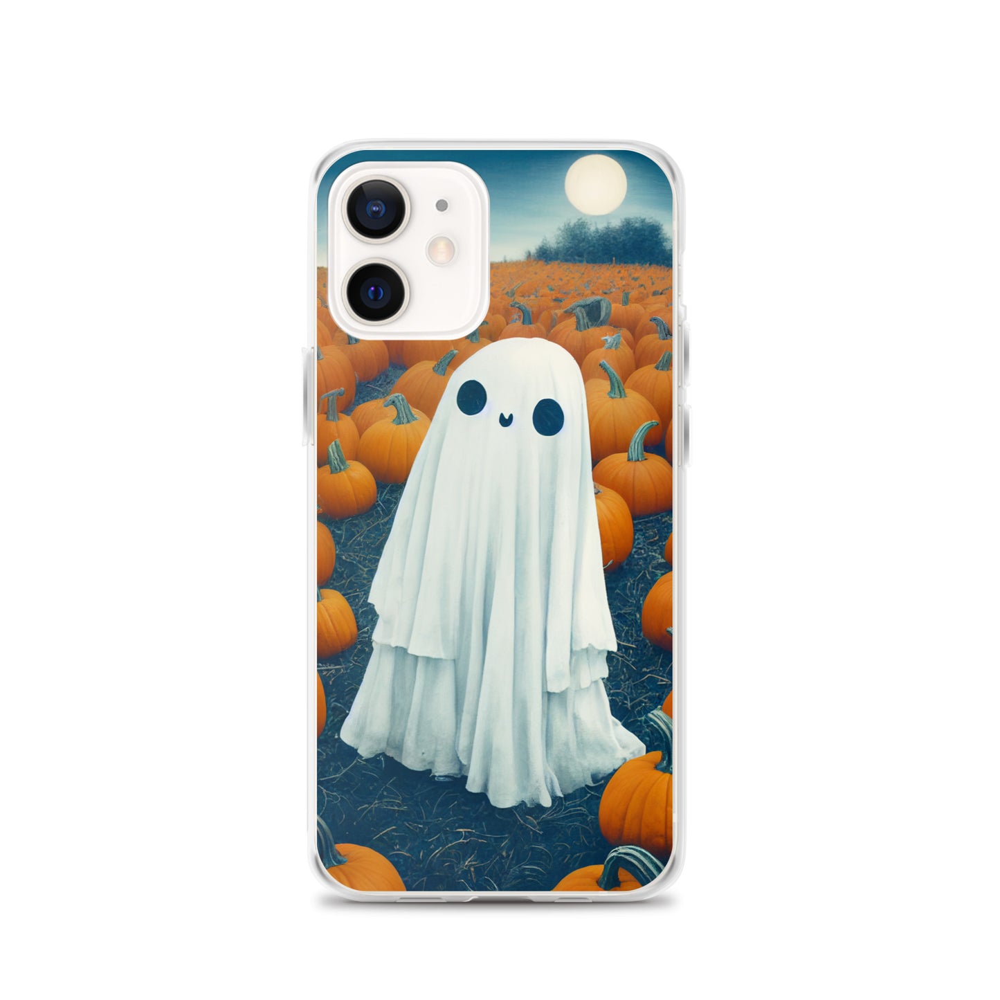 iPhone Case - Halloween Ghost in the Pumpkin Patch