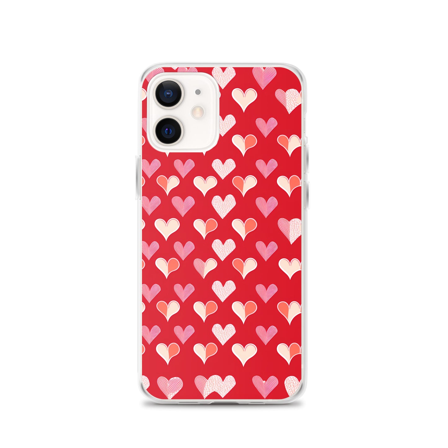 iPhone Case - Red and Pink Hearts