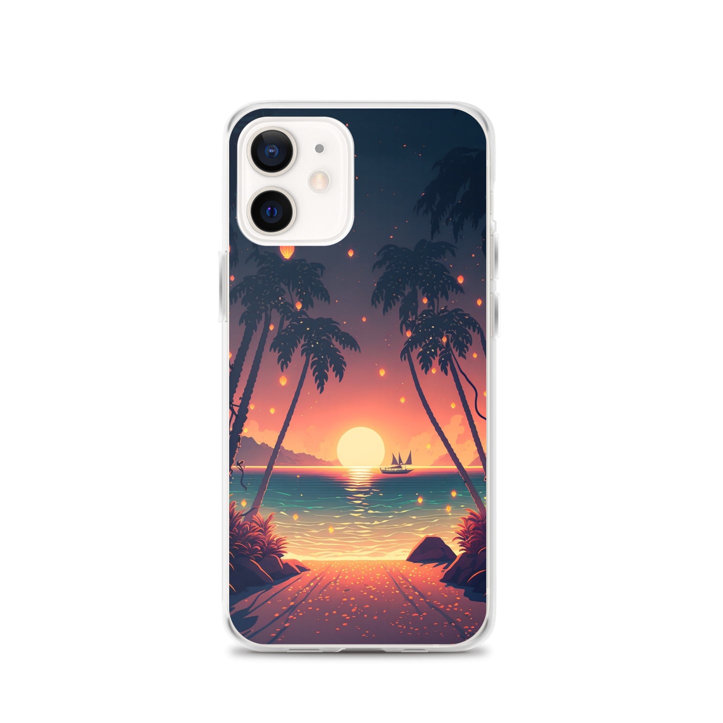 iPhone Case - Dancing Lights at Sunset