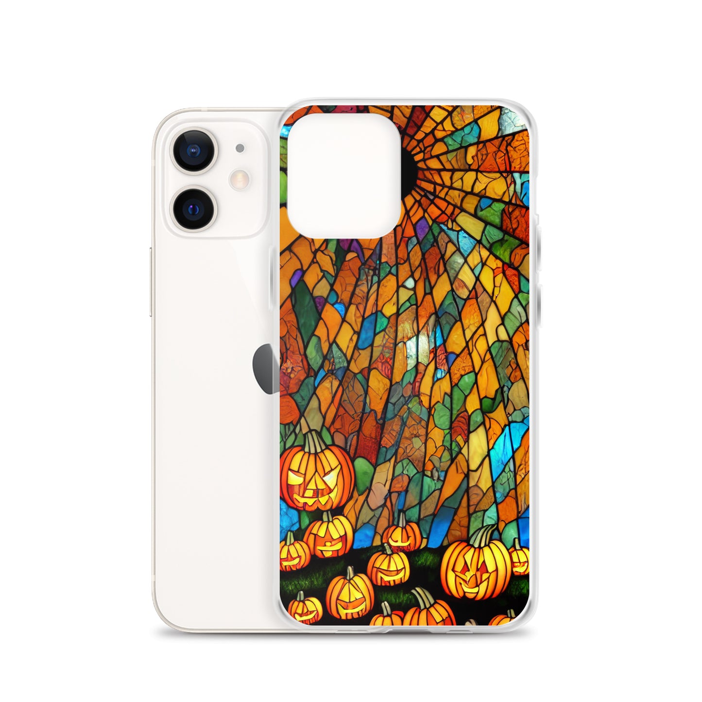 iPhone Case - Halloween Stained Glass Jack-o-Lanterns