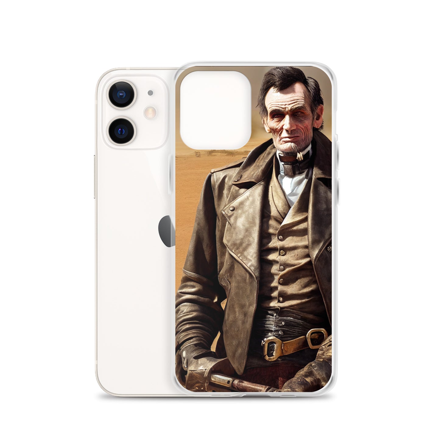 iPhone Case - Abe Lincoln Desert Gunslinger