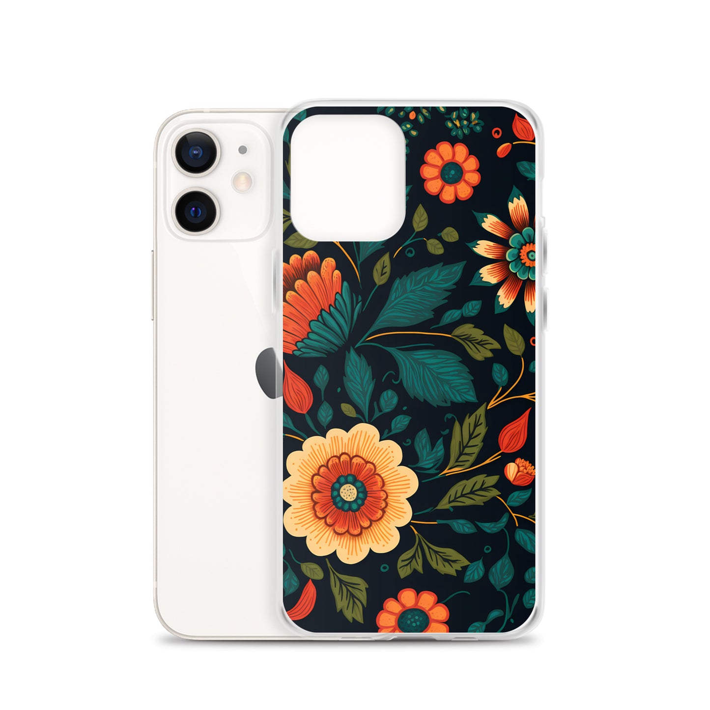 iPhone Case - Orange Florals