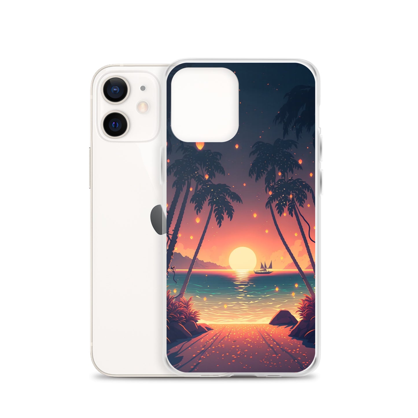 iPhone Case - Dancing Lights at Sunset