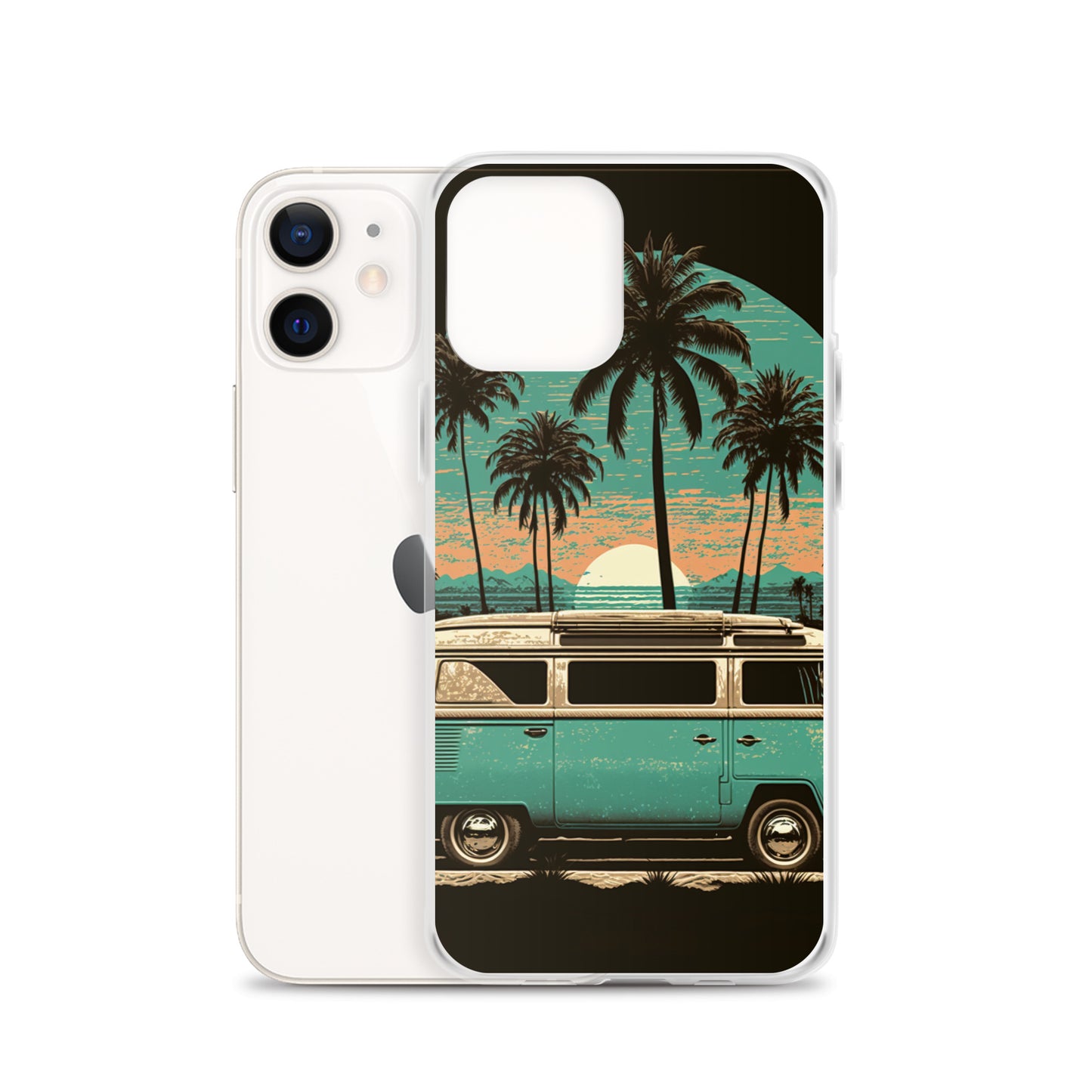 iPhone Case - Teal Beach Camper