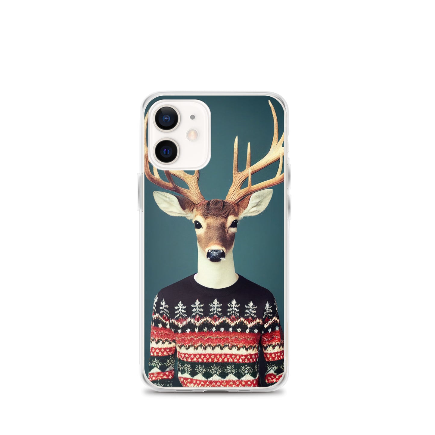 iPhone Case - Deer Wearing Christmas Sweater