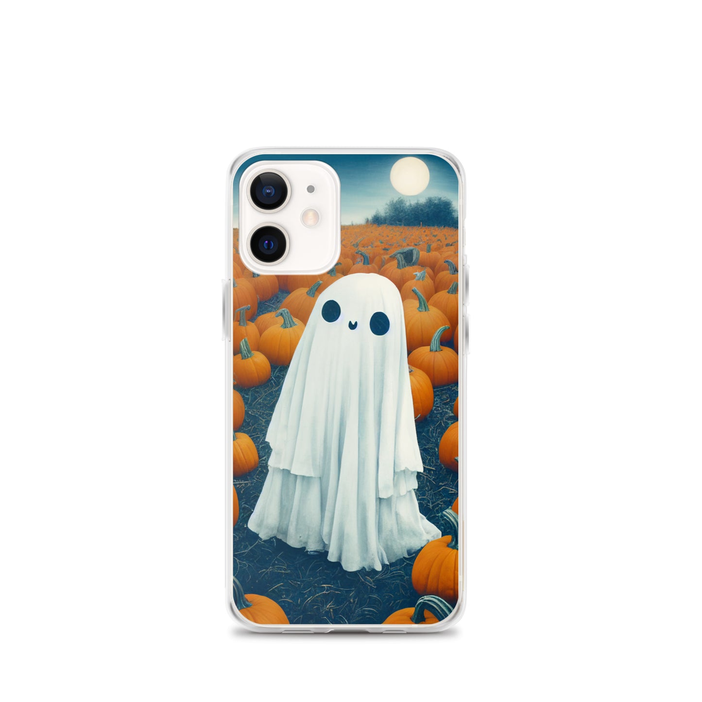 iPhone Case - Halloween Ghost in the Pumpkin Patch