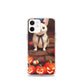 iPhone Case - Halloween Cute Pup with Purple Bow