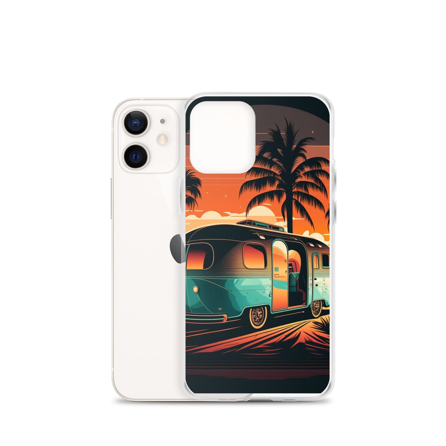 iPhone Case - Turquoise Camper at Beach Sunset